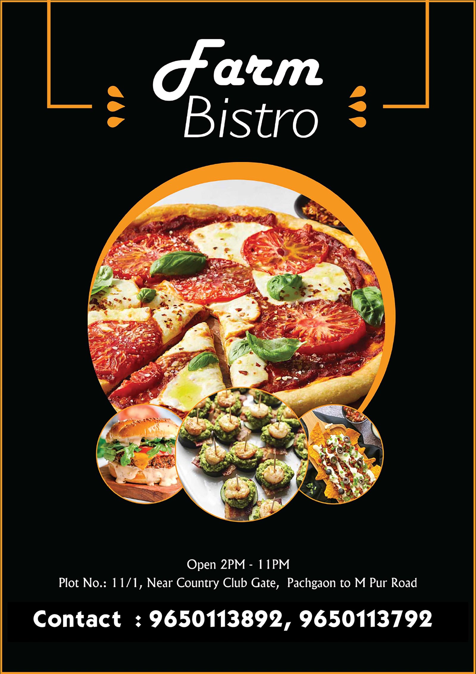 Bistro Menu Page 1